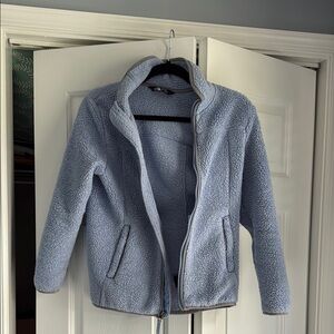 Girls Blue North Face Jacket